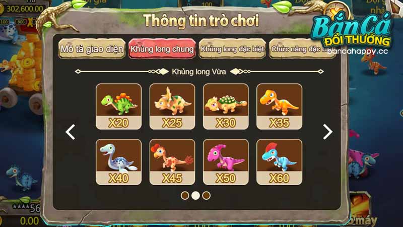 sinh vật đa dạng trong thợ săn rồng khủng long