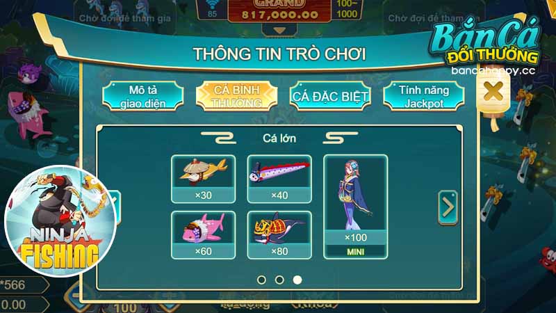 các cấp sinh vật trong trò chơi