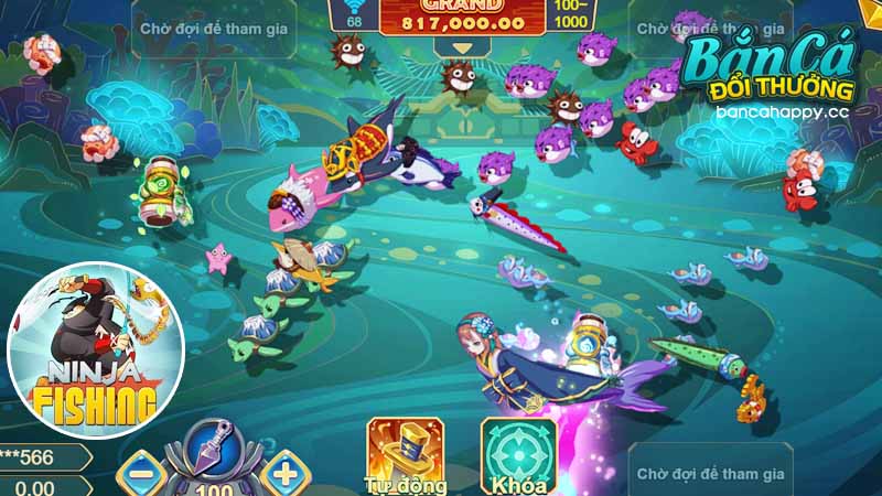 thiết kế game bắn cá đổi thưởng ninja fishing