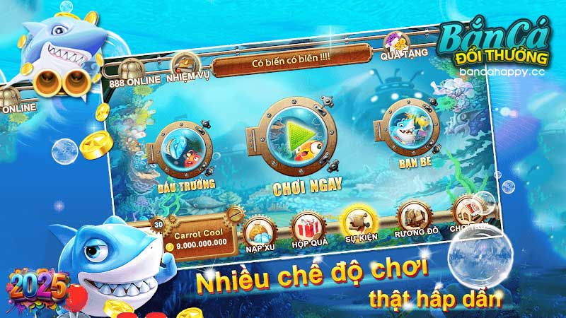 Cách chơi và vũ khí trong game bắn cá siêu thị