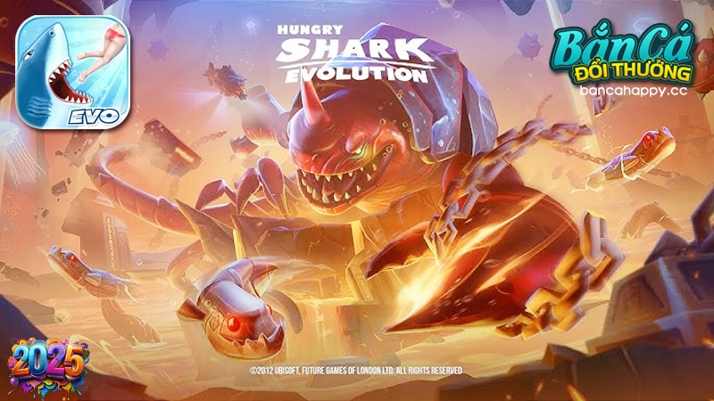 Tính năng chính của trò chơi Hungry Shark Evolution - Hàm cá mập
