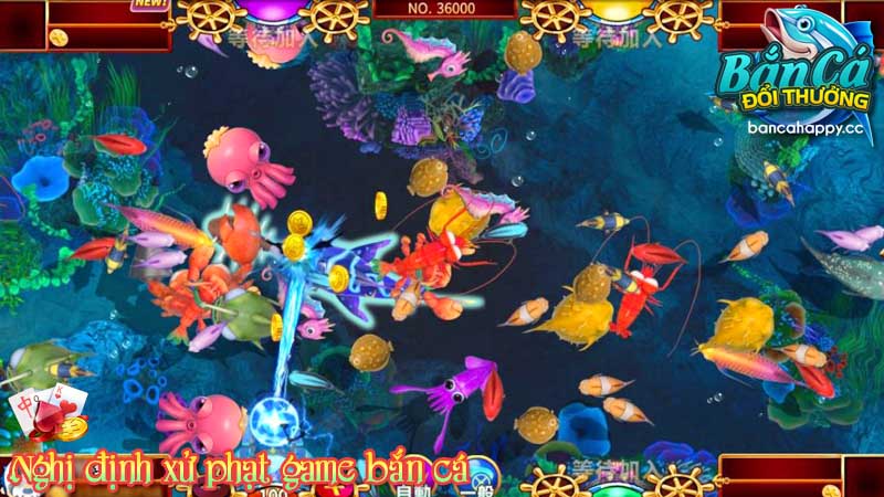 Cơ sở pháp lý trong nghị định xử phạt game bắn cá