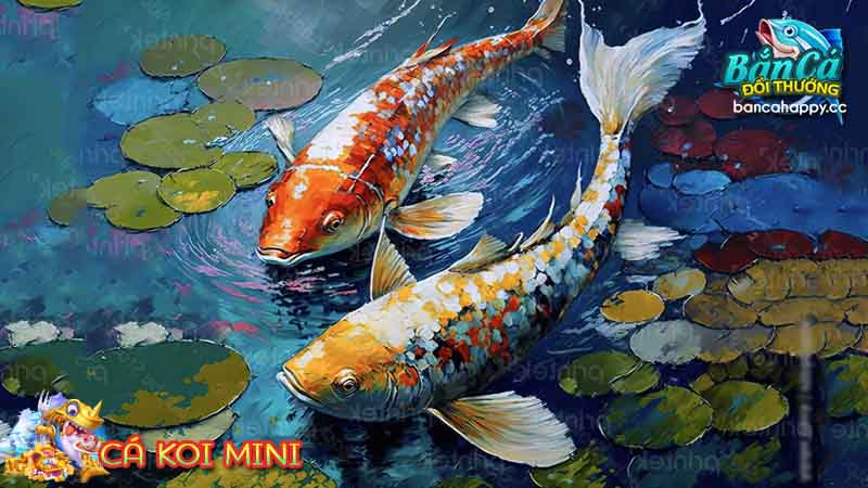 những ưu điểm của cá koi mini