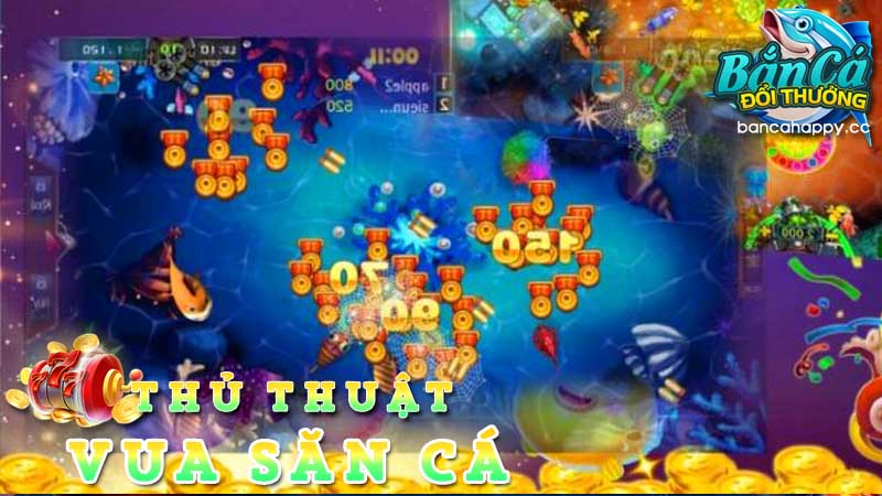 Trò chơi vua săn cá online vũ khí đa dạng