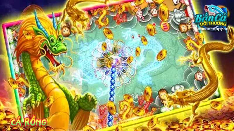 hình ảnh cá rồng trong các game bắn cá online