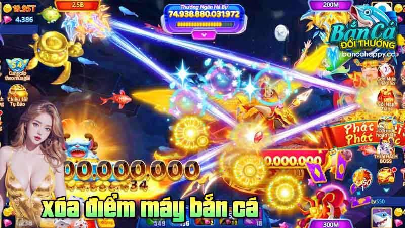 thao tác để dóa điểm triệt để cho máy