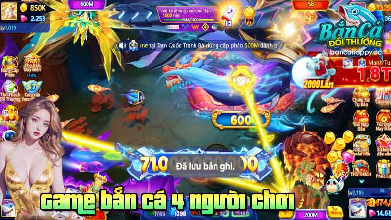 Ưu điểm game bắn cá 4 người chơi
