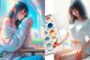 Ảnh gái xinh anime buồn, tâm trạng thích hợp làm avatar facebook