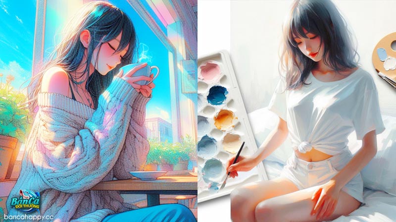 Ảnh gái xinh anime tâm trạng