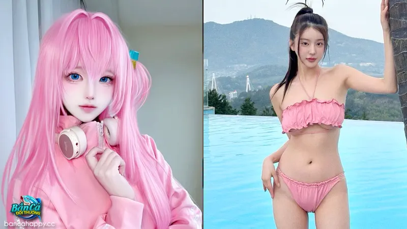 gái xinh pinky váy ngắn