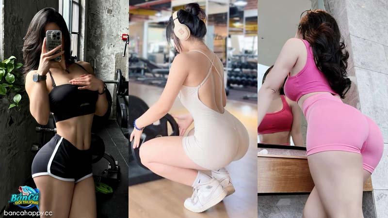 Bộ đồ tập gym bó sát phô diễn đường cong cơ thể sexy
